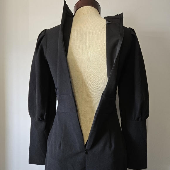 Jennifer By Design Club Blackfiyyed Choker Dress. Size Small - Picture 8 of 13